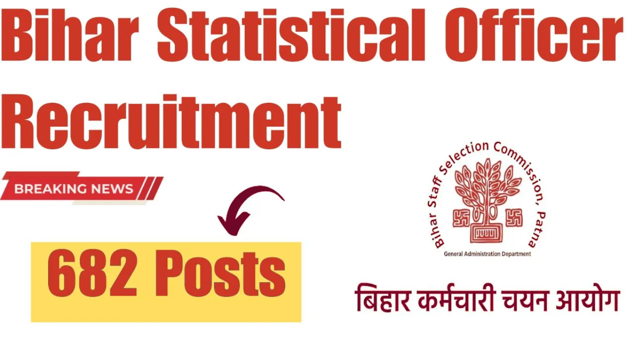 Bihar Statistical Officer Vacancy 2025