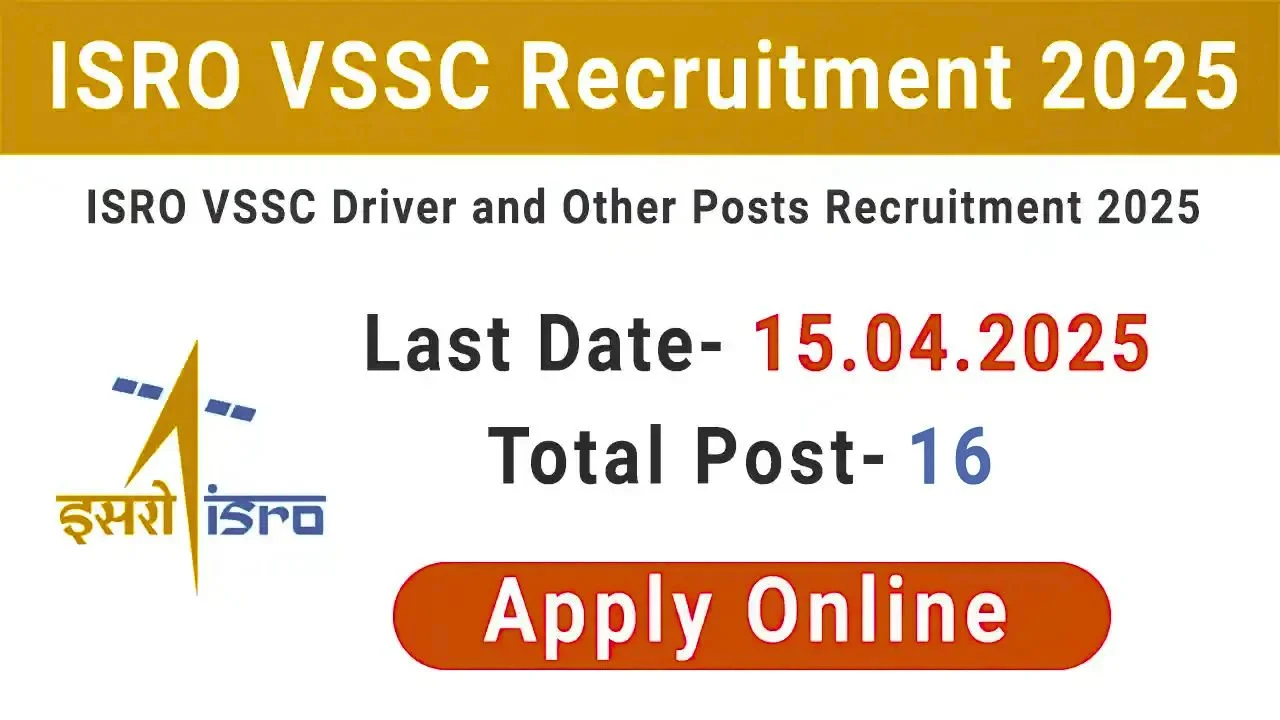 ISRO Recruitment 2025 Apply Online