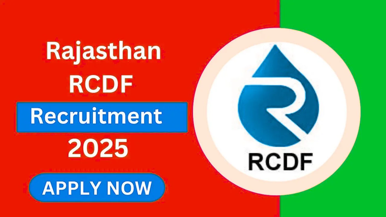 Rajasthan RCDF Recruitment 2025