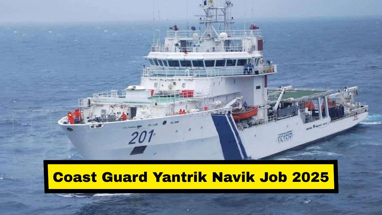 Coast Guard Yantrik Navik Recruitment 2025